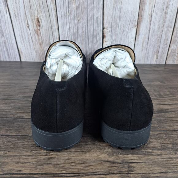 Easy Spirit E360 Esmargy Leather Suede Slip On Loafer Black Women's Sz 9.5 M - Picture 4 of 9